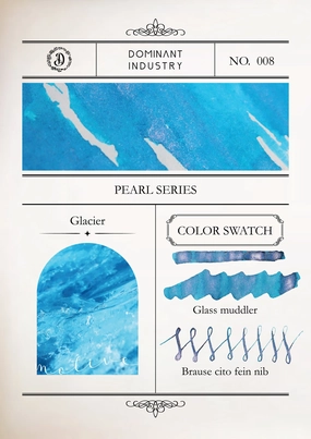 colorful Dominant Industry Pearl Ink 25Ml - Glacier