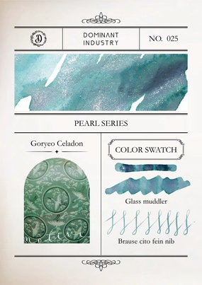 Dominant Industry Pearl Ink 25Ml - Goryeo Celadon expandable luxury