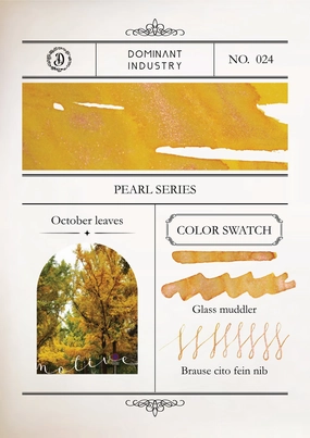 classic Dominant Industry Pearl Ink 25Ml - October Leaves