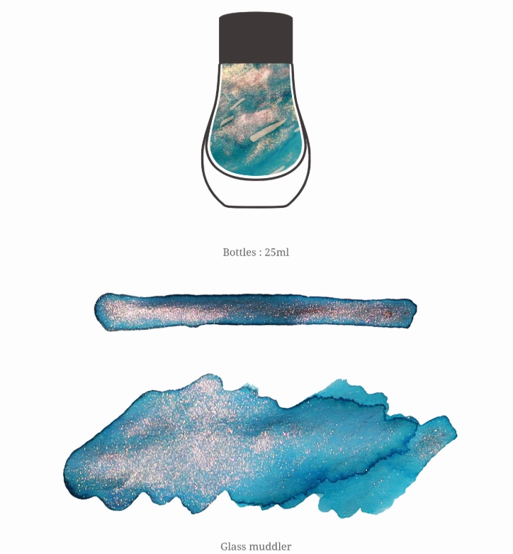 loose bulk Dominant Industry Pearl Ink 25Ml - Painter Series - Bleuze Hadancourt