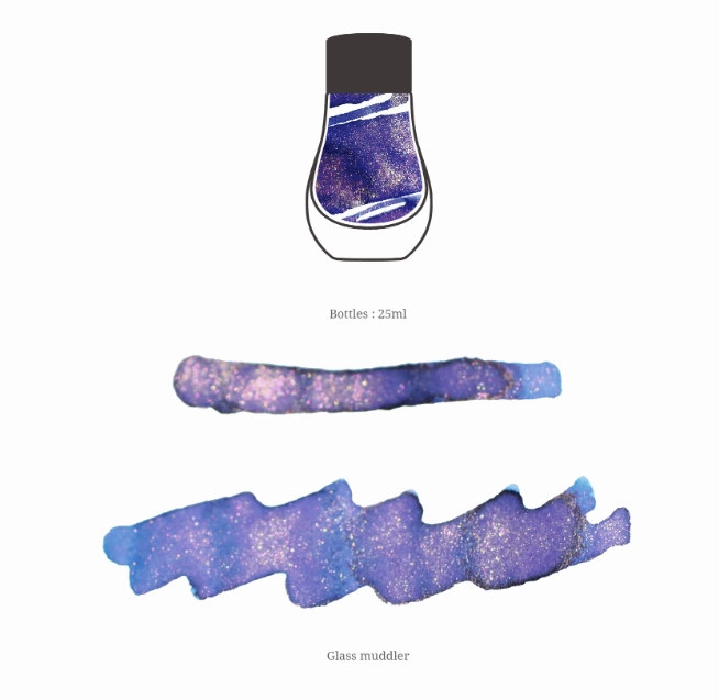 Dominant Industry Pearl Ink 25Ml - Periwinkle Twinkle square
