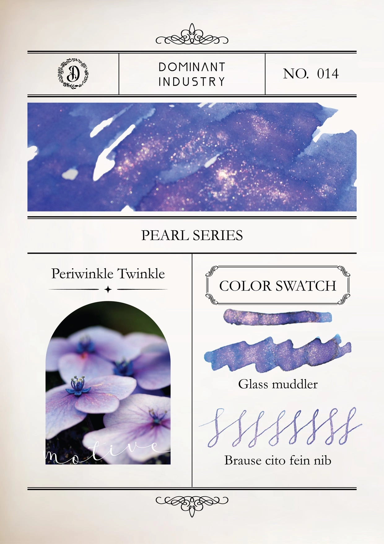 Dominant Industry Pearl Ink 25Ml - Periwinkle Twinkle affordable