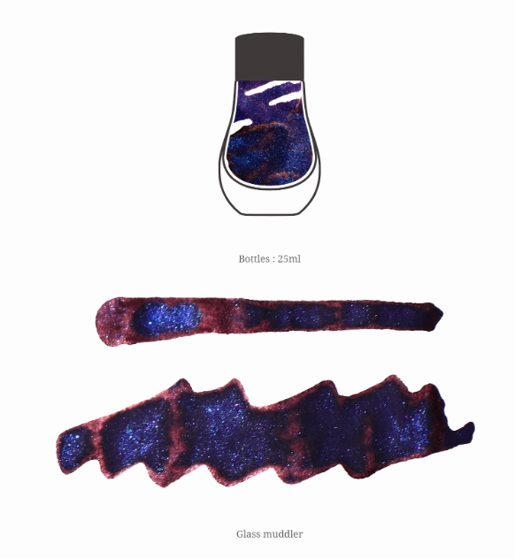 bulk Dominant Industry Pearl Ink 25Ml - Tanzanite