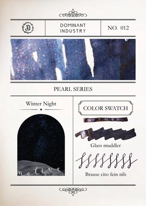 cotton strong Dominant Industry Pearl Ink 25Ml - Winter Night