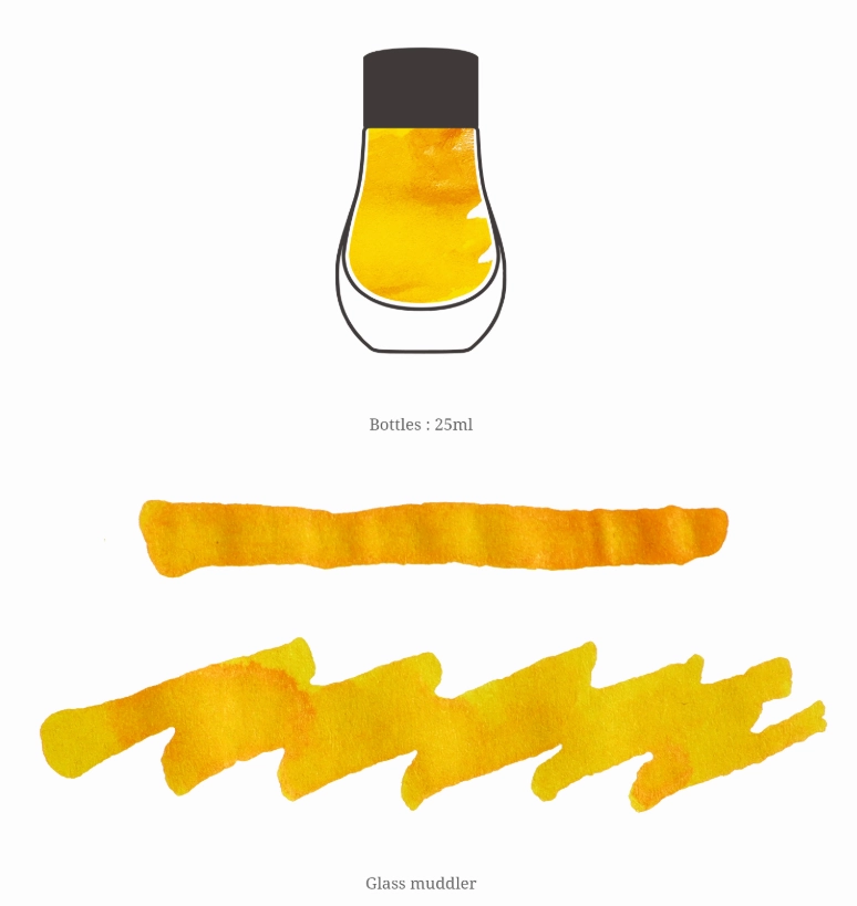 Dominant Industry Standard Ink 25Ml - Citrus Yellow cotton