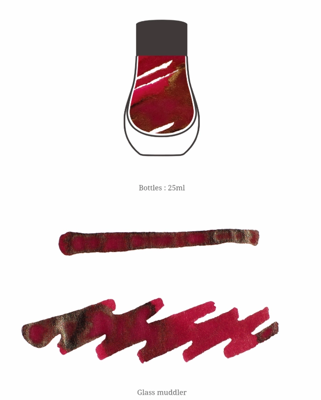linen Dominant Industry Standard Ink 25Ml - Romania Red