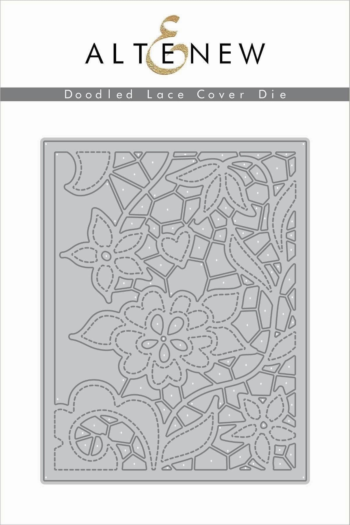 Doodled Lace Cover Die quality