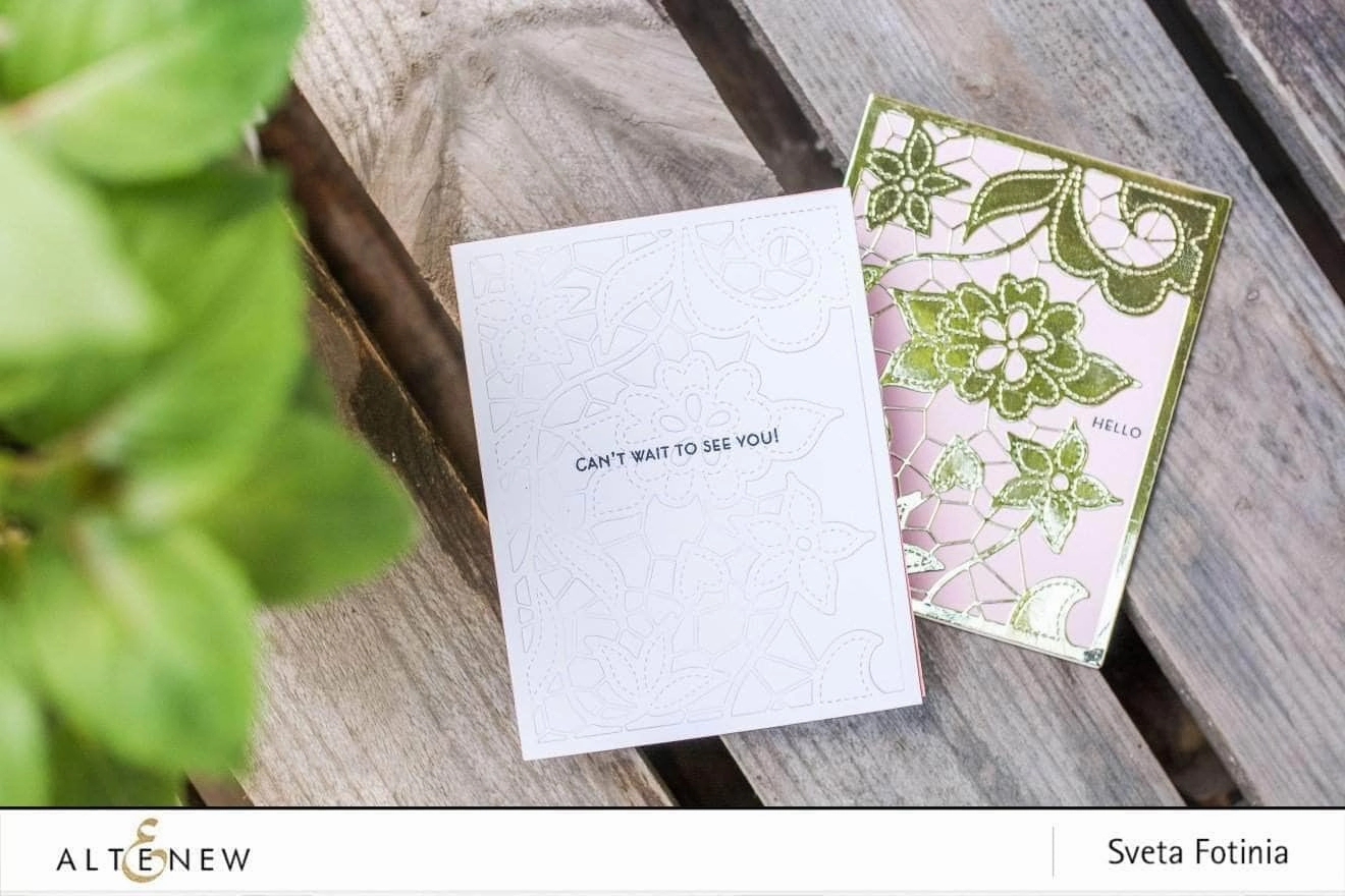 valuable Doodled Lace Cover Die