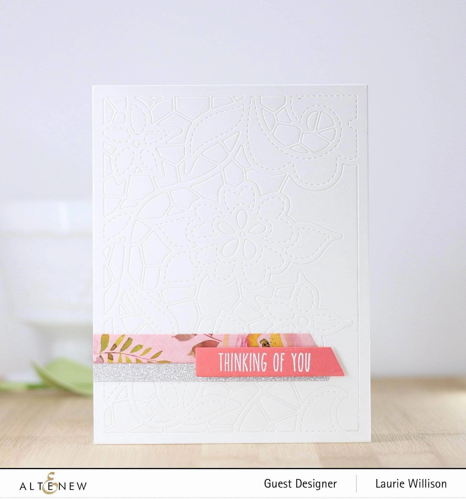 classic Doodled Lace Cover Die