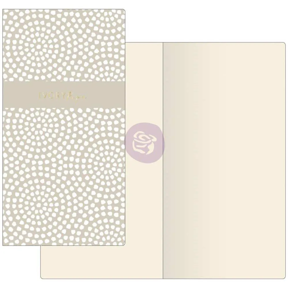Dotted Circles With Ivory Paper Prima Traveler'S Journal Notebook Refill 32 Sheets matte