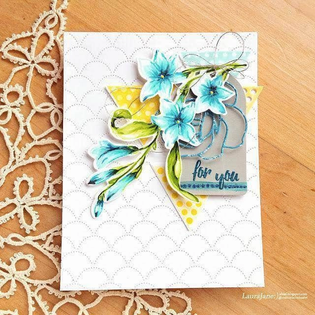 Dotted Scales Debossing Cover Die sealed
