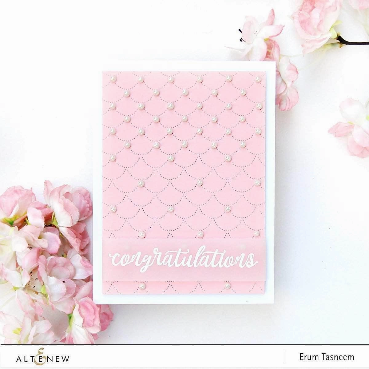 Dotted Scales Debossing Cover Die stackable pack