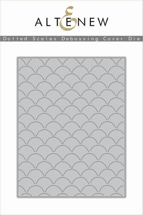 Dotted Scales Debossing Cover Die shiny narrow