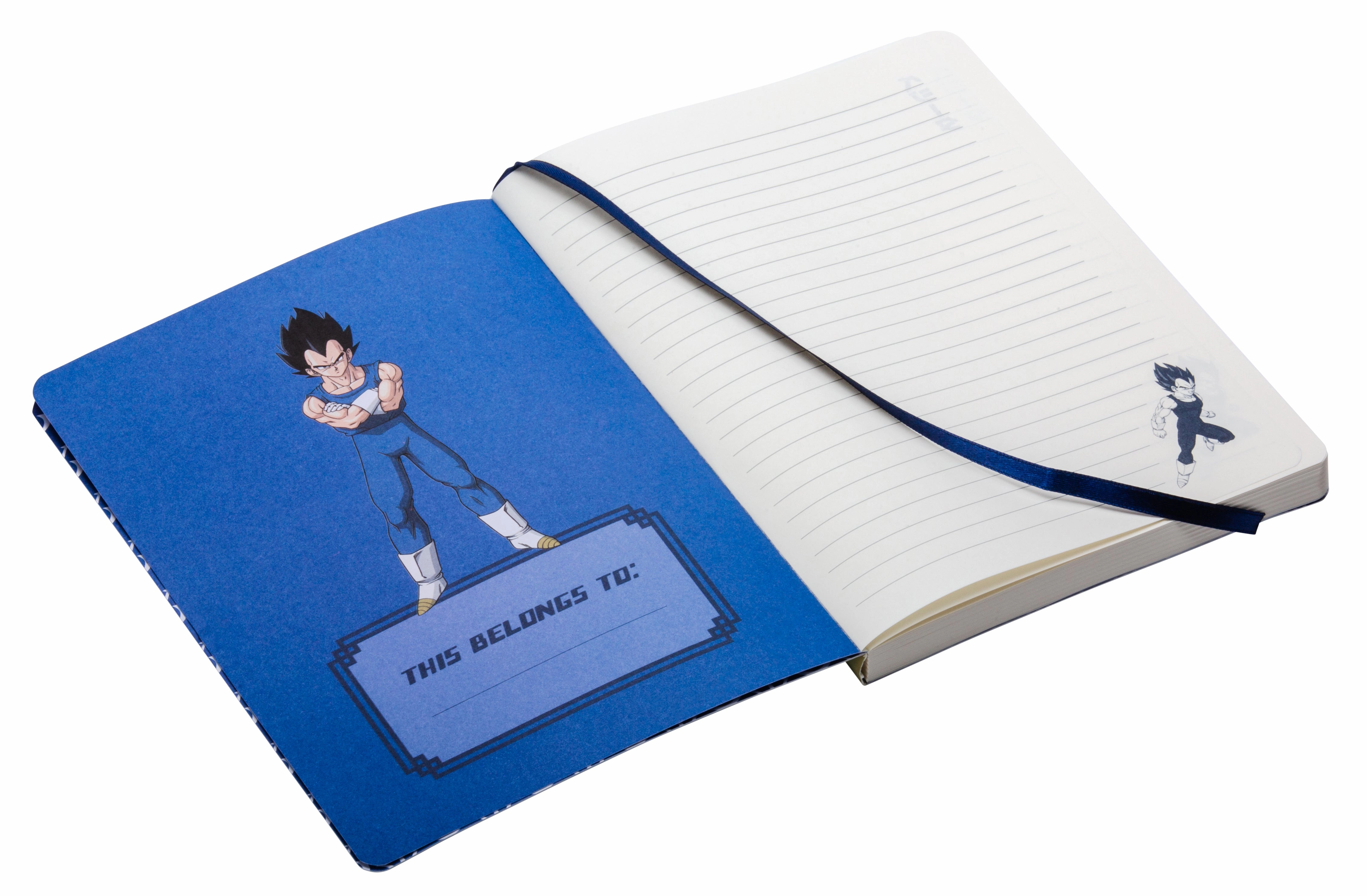 multipurpose stackable Dragon Ball Z: Vegeta Softcover Notebook