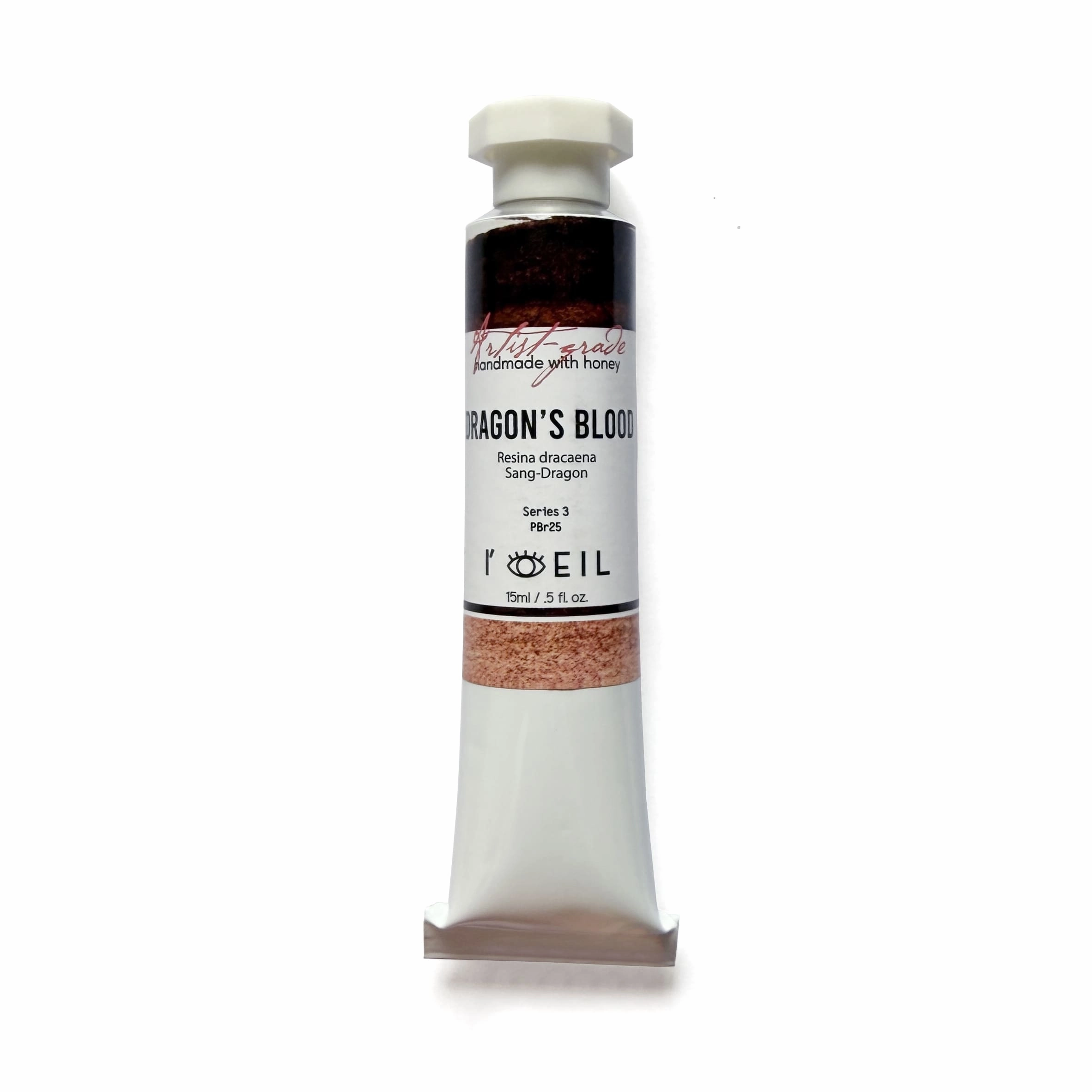 Dragon'S Blood Pbr25 - Artist Grade Handmade Honey Based Watercolor Tube 15Ml fiber narrow