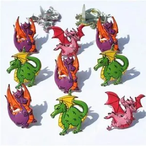 Dragons Brads 12  Pieces wooden single