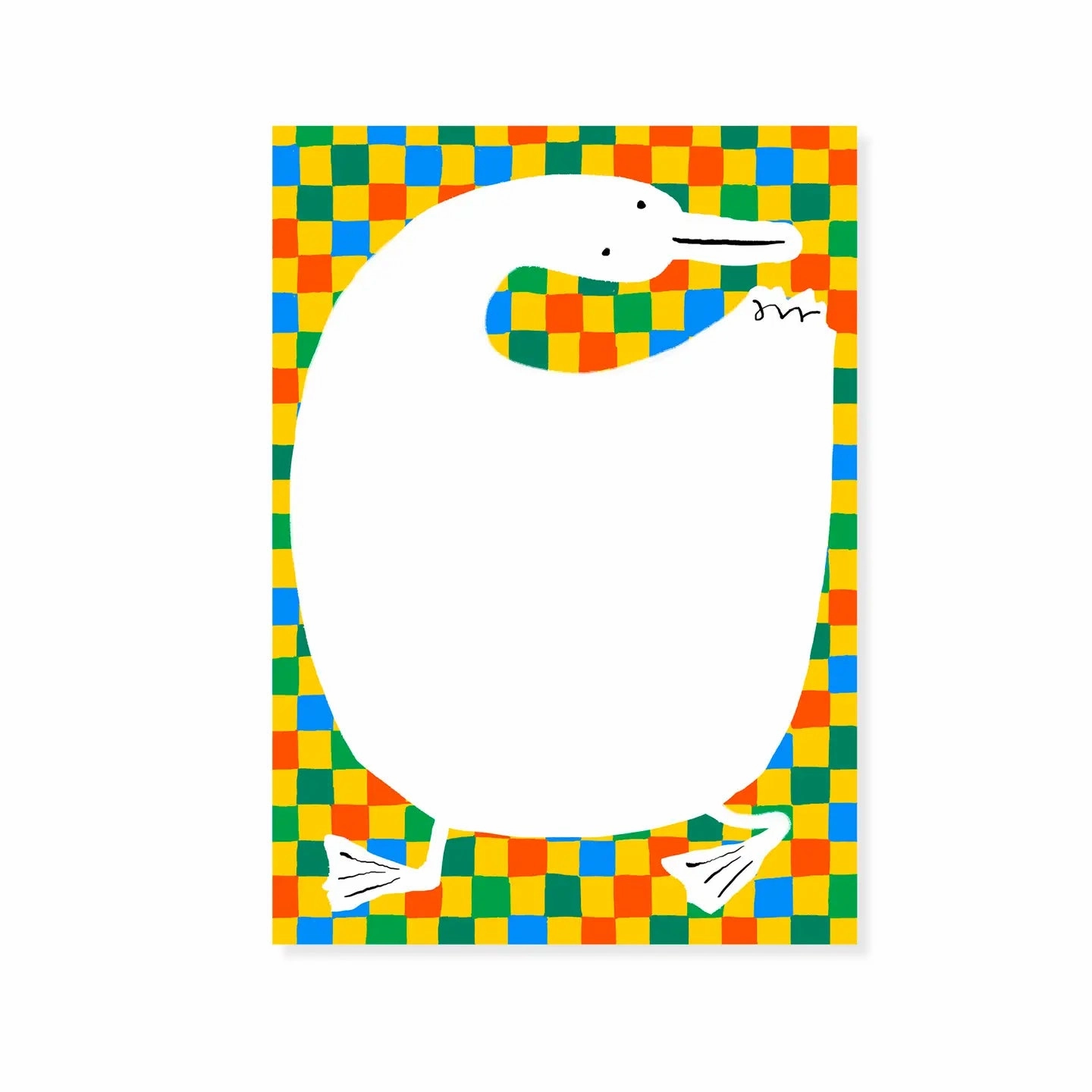 springloaded basic Duck Quilt 5" X 7" Notepad