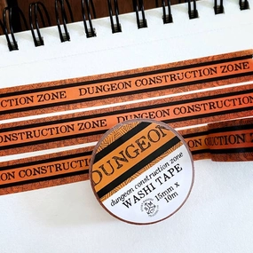 Dungeon Construction Washi Tape For D&D wide