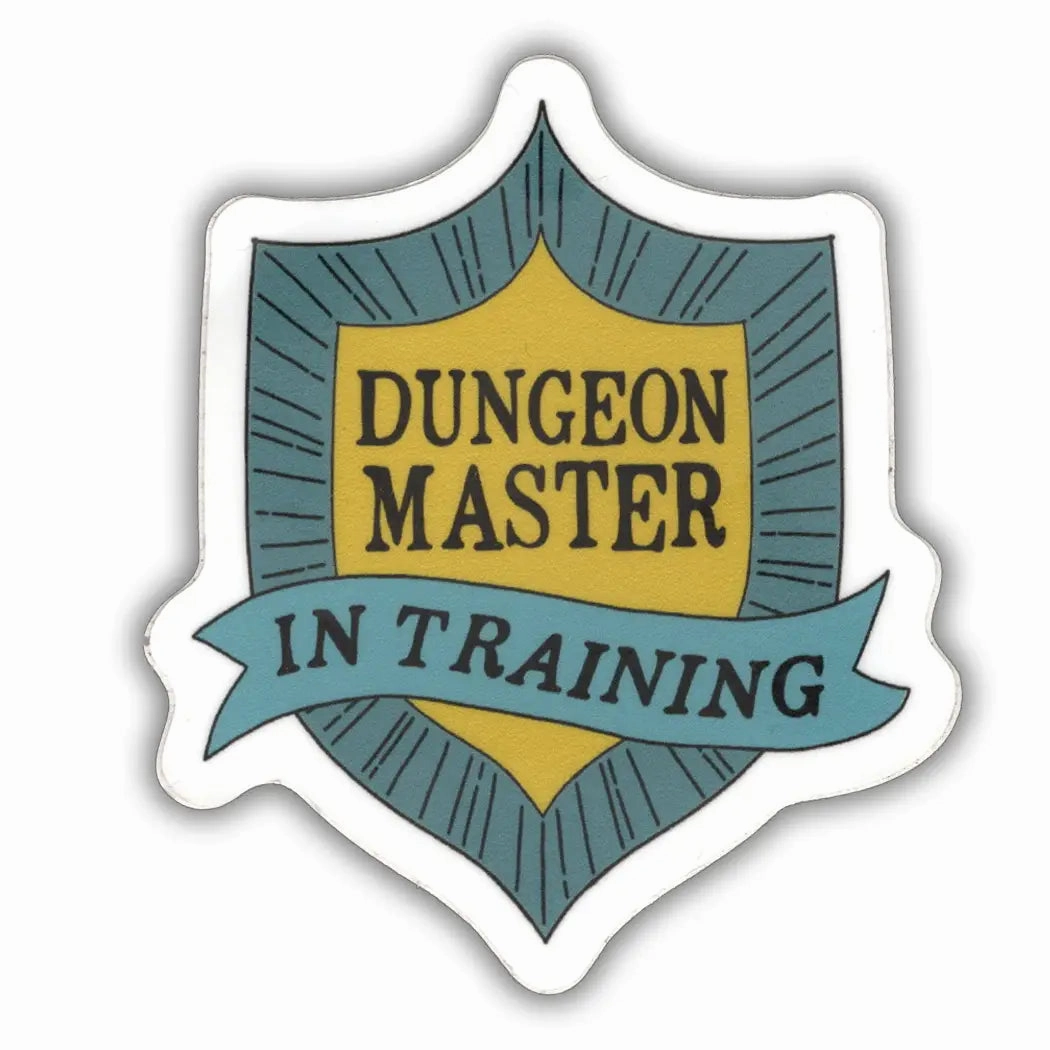 luxury Dungeon Master In Training - D&D Vinyl Sticker