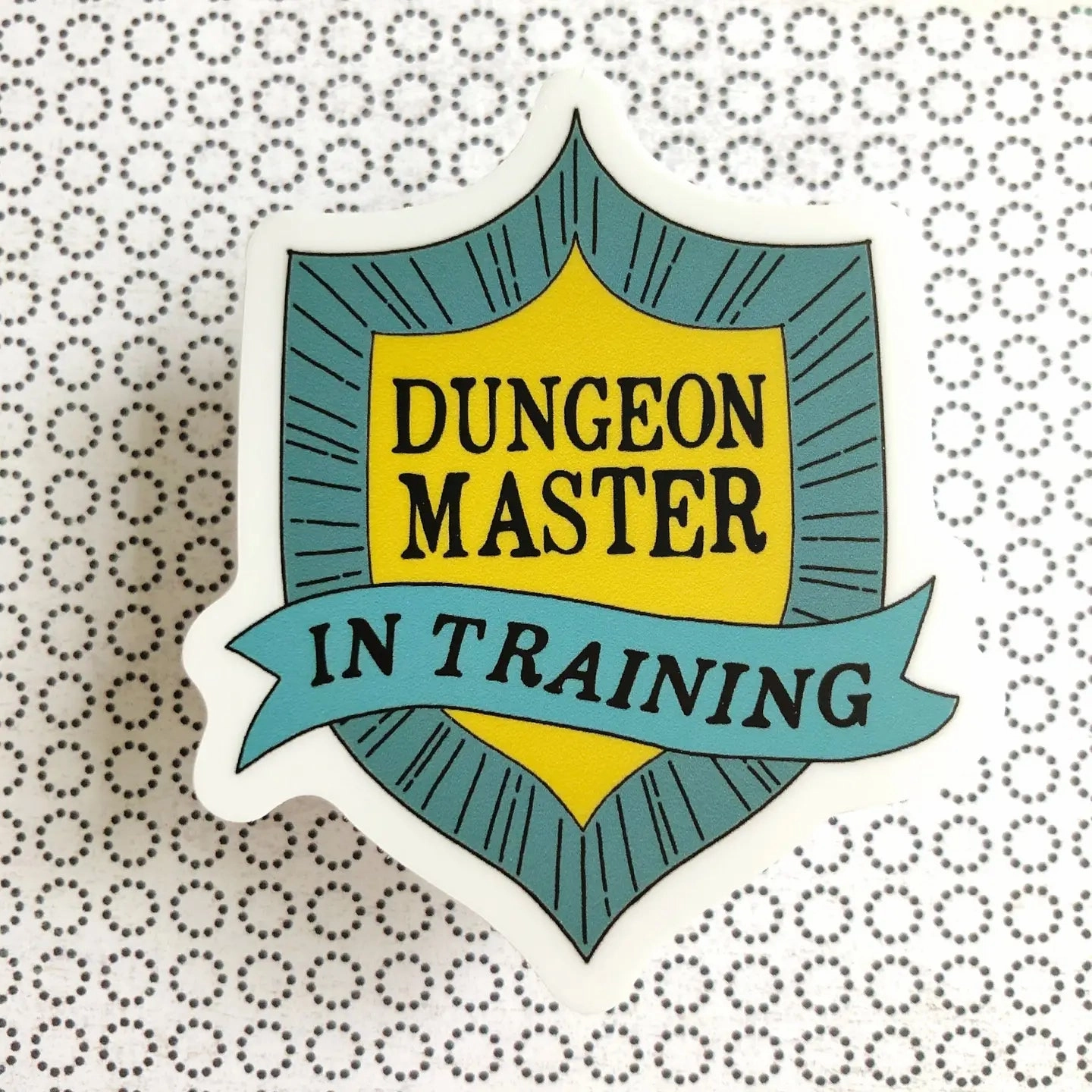 tiny Dungeon Master In Training - D&D Vinyl Sticker