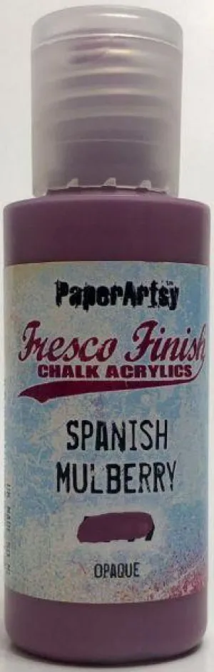 sleek cool Fresco Finish Acrylic Paint - Spanish Mulberry
