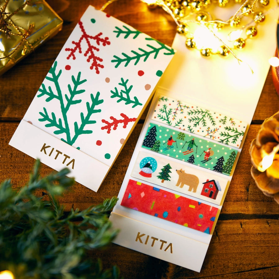 Kitta Limited Christmas Washi Tape short trendy