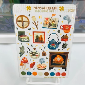 Paperaicashop Dark Cozy Planner Sticker soft heatproof