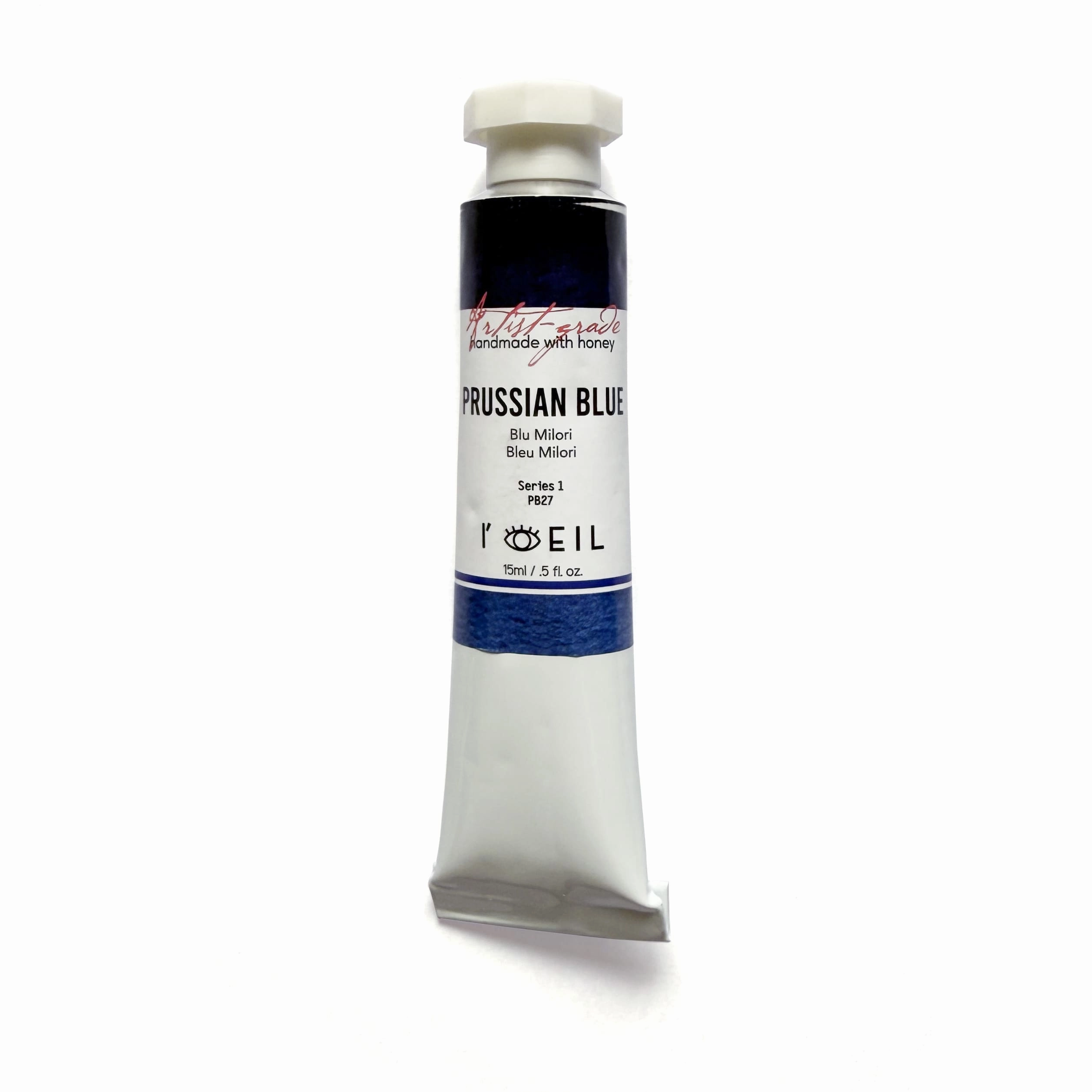 Prussian Blue Pb27 - Artist Grade Handmade Honey Based Watercolor Tube 15Ml exclusive finest
