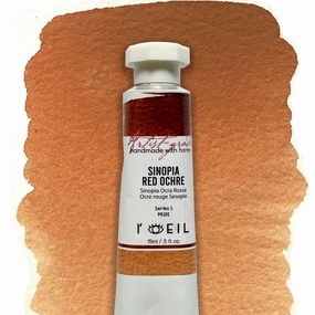 multipack tall Red Ochre Sinopia Pr101 - Artist Grade Handmade Honey Based Watercolor Tube 15Ml