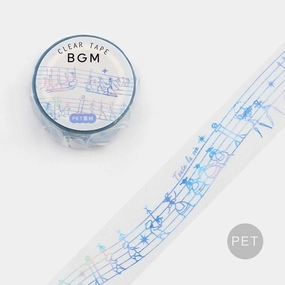 Dwarfs' March Music Notes Pet Clear Tape daily