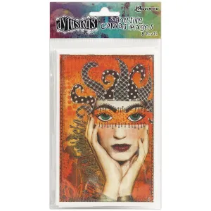 Dylusions Adhesive Canvas  Printed rugged