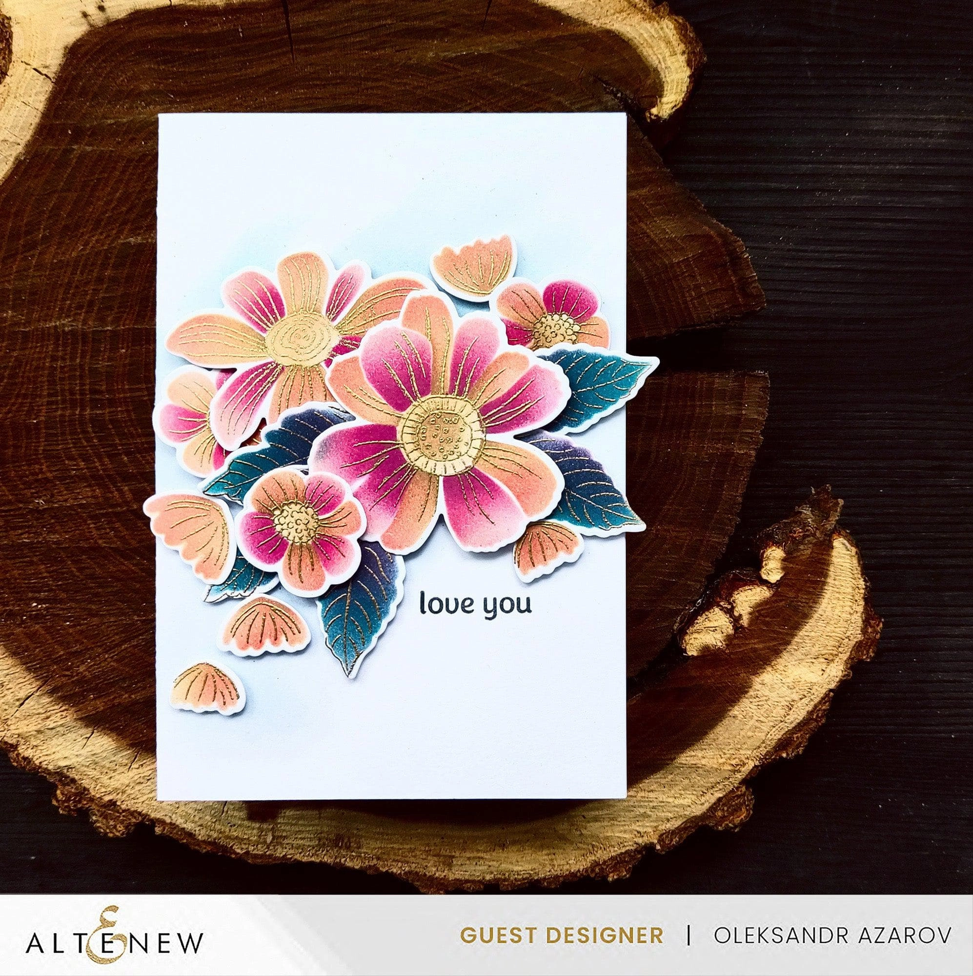 kit collapsible Dynamic Duo: Floral Whimsy Add-On Die Set