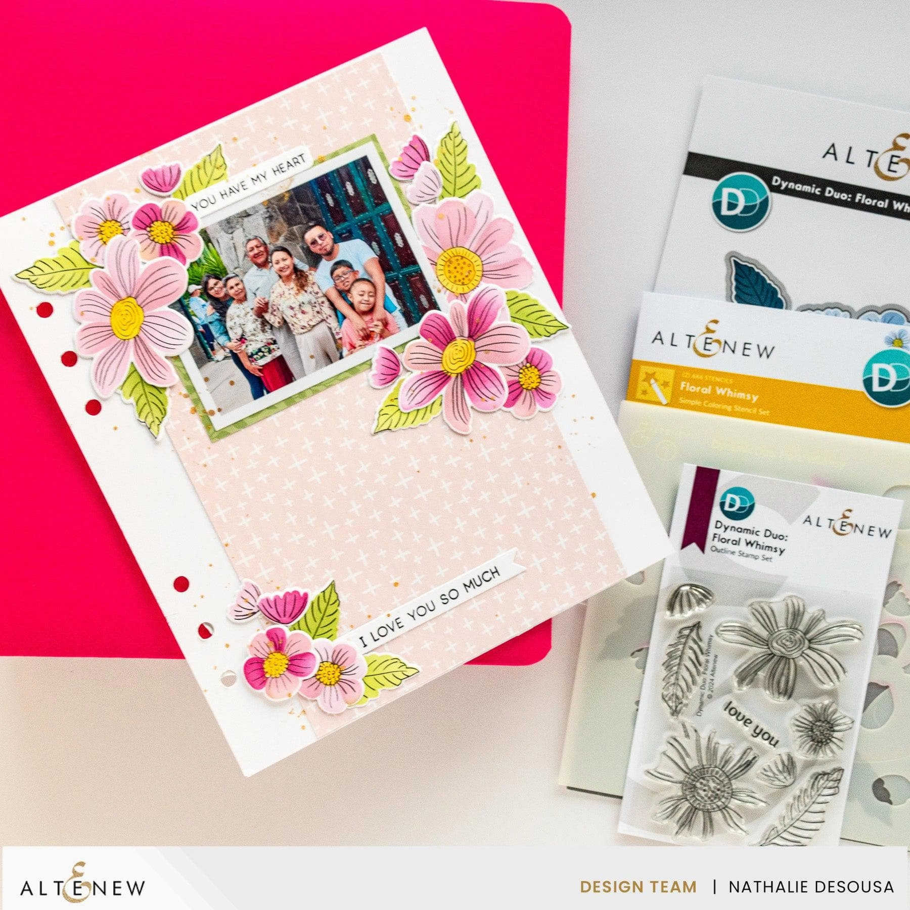 Dynamic Duo: Floral Whimsy Add-On Die Set versatile stackable