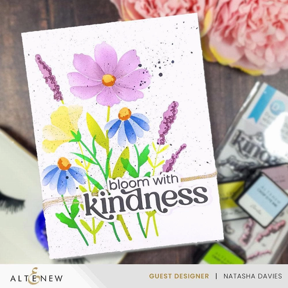 resilient vintage Dynamic Duo: Wildflower Bouquet Add-On Die Set