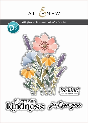 collectible limited Dynamic Duo: Wildflower Bouquet Add-On Die Set
