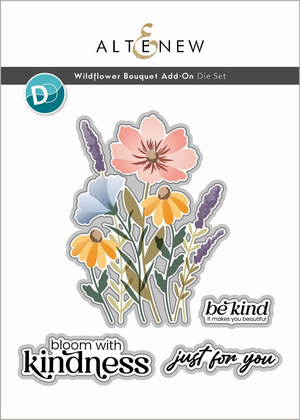 collectible limited Dynamic Duo: Wildflower Bouquet Add-On Die Set