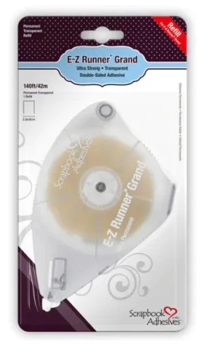 E-Z Runner Grand Ultra Stong Adhesive Refill By Scrapbook Adhesives - Transparent wide