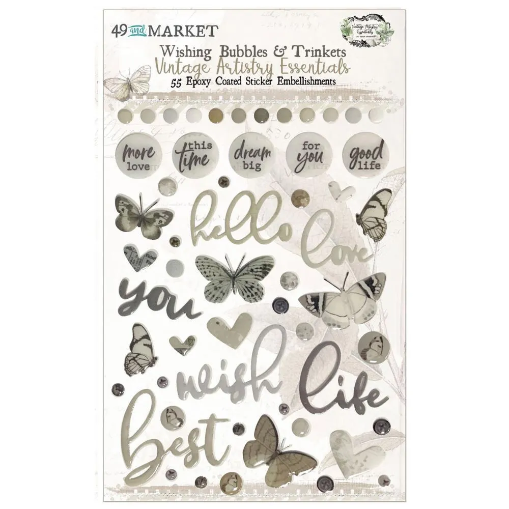 matte muted 49 And Market  Vintage Artistry  Essential Wishing Bubbles And Trinkets