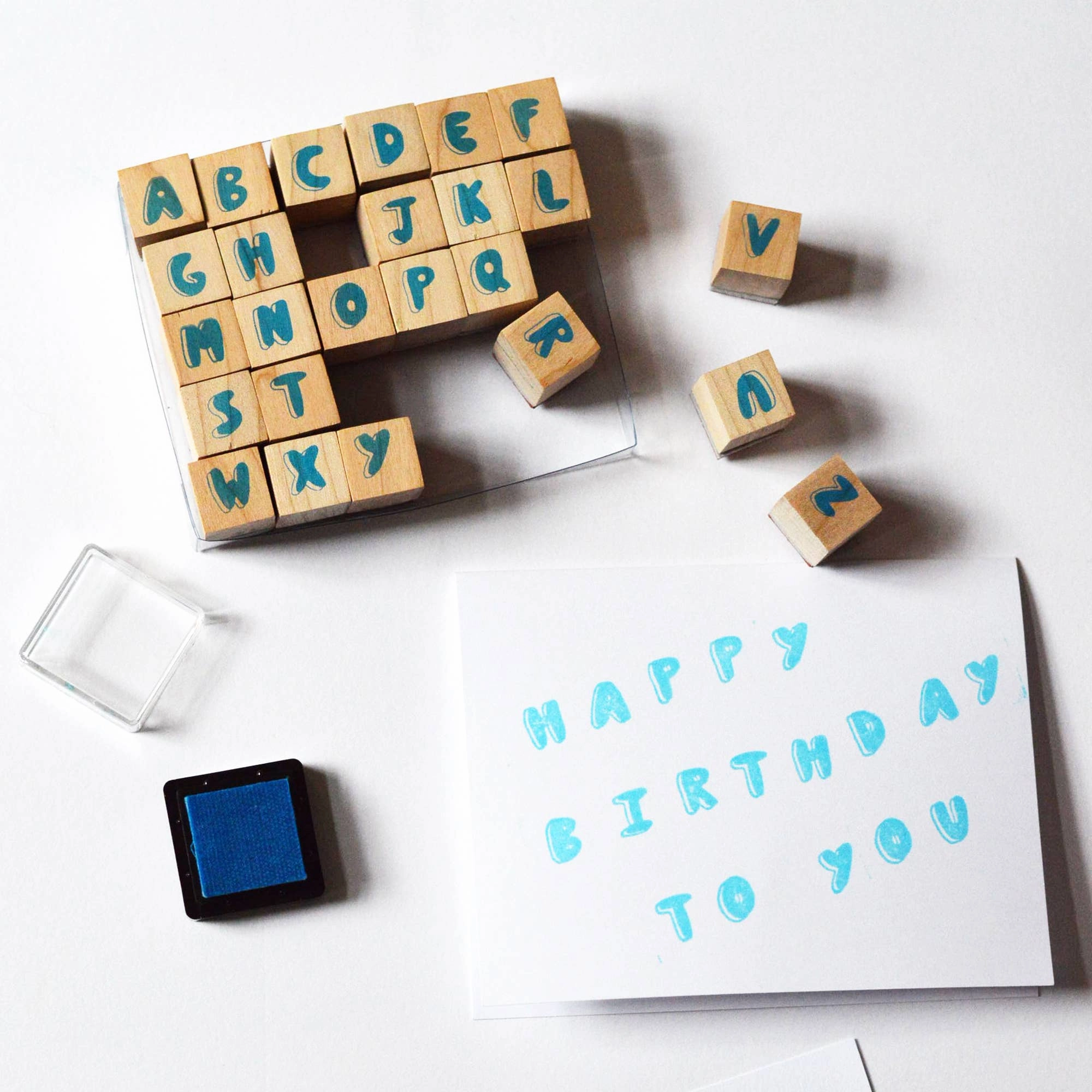 Alphabet Stamp Kit neutral