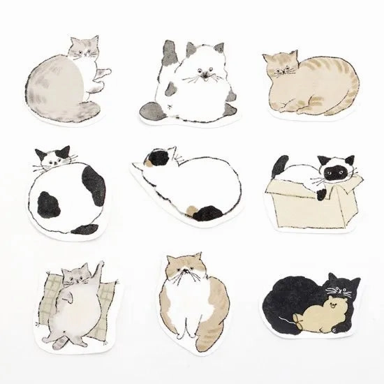 Bande Writable Sticker Roll - Yuru Neko Memo stackable versatile