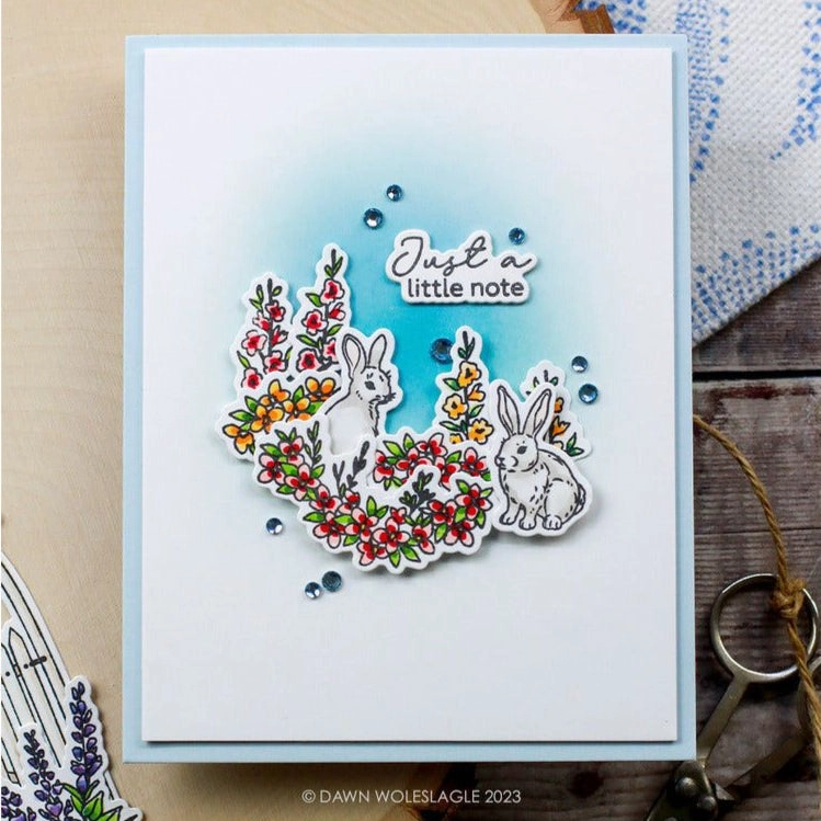 basic metallic Garden Gate - 6X6 Stamp Set