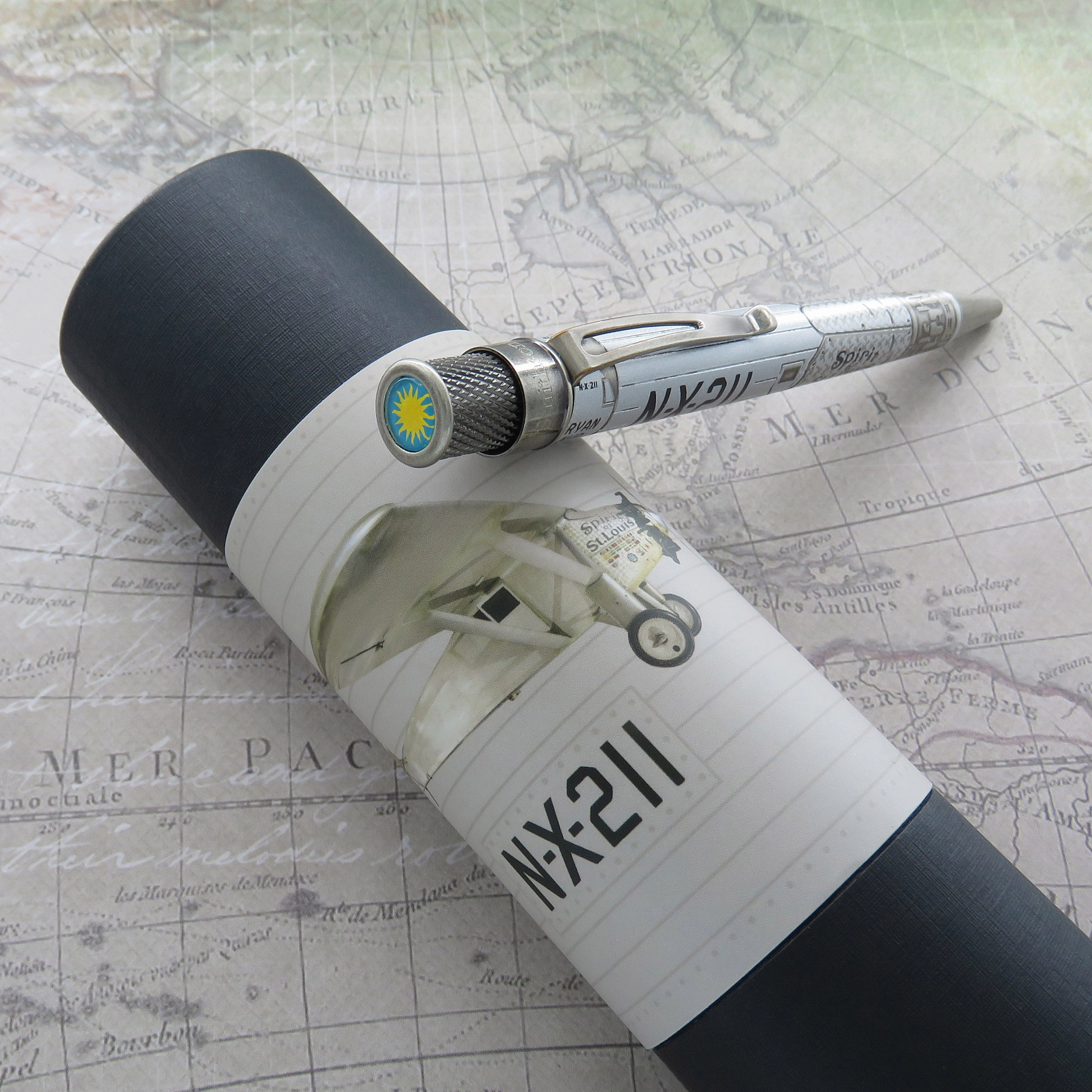 paper antislip Retro 1951 Tornado Smithsonian Spirit Of St. Louis Rollerball Pen