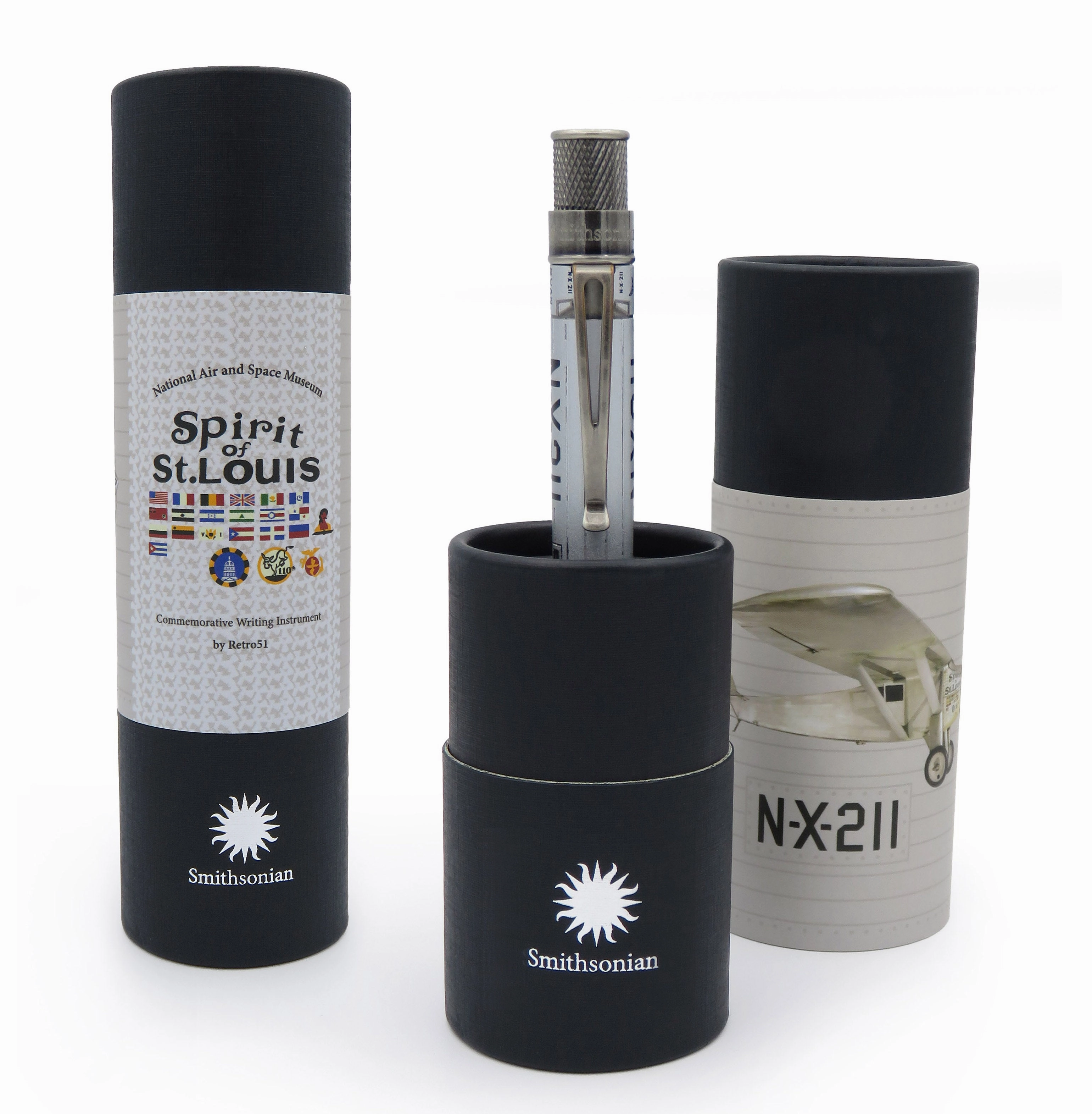 handy Retro 1951 Tornado Smithsonian Spirit Of St. Louis Rollerball Pen