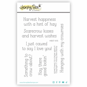 magnetic seasonal Something To Crow About - 3X4 Stamp Set