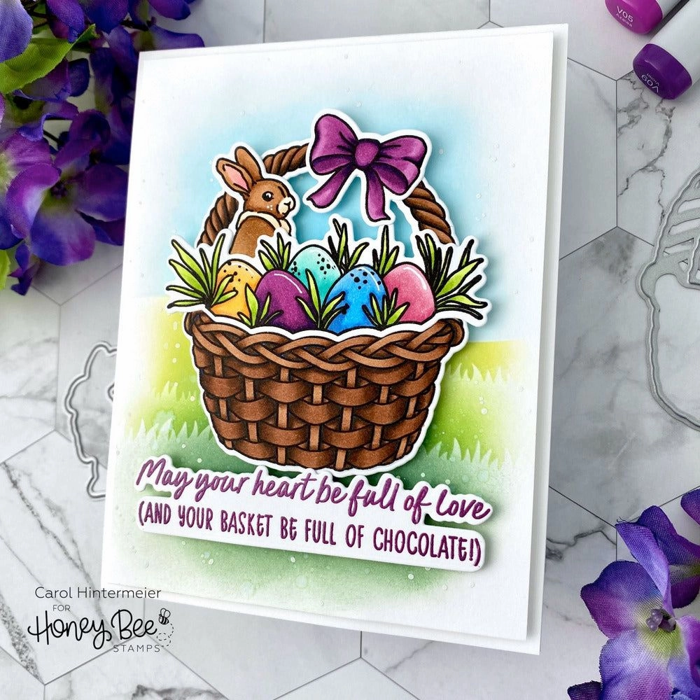Easter Basket Builder - 6X8 Stamp Set - Retiring luxury versatile