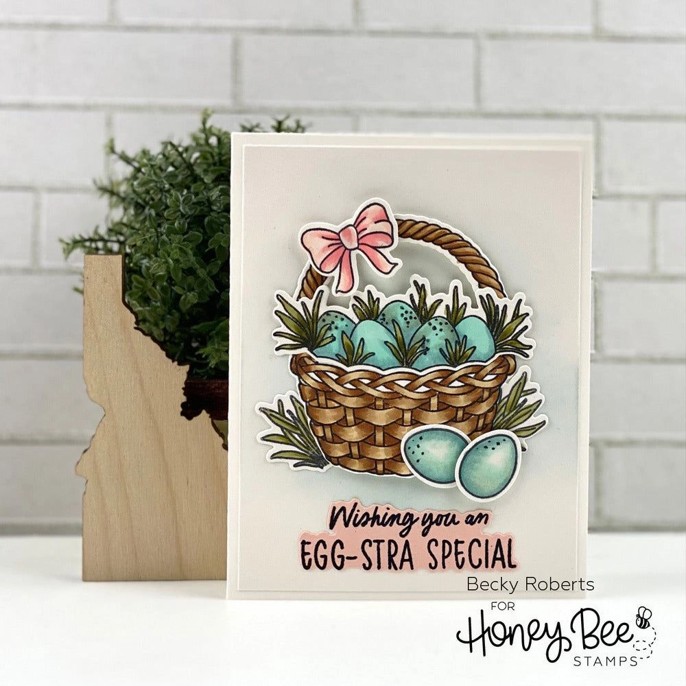 Easter Basket Builder - 6X8 Stamp Set - Retiring organic strong