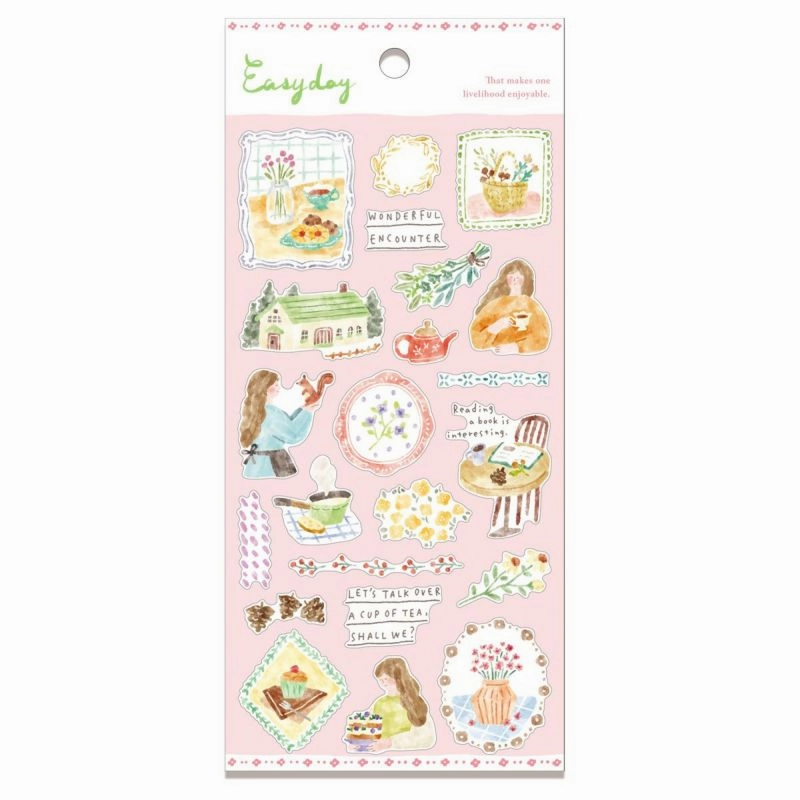 ceramic Easy Day Sticker Sheet - Plants