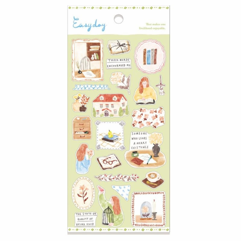 Easy Day Sticker Sheet - Stationery seasonal