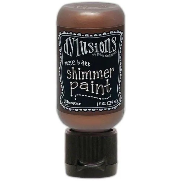 tiny Dylusions Shimmer Paint - Tree Bark