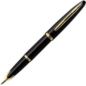 valuable set Waterman Carene Black Sea Gold Fountain Pen